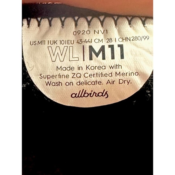 ALLBIRDS Shoes Men Size 11 WL Wool Loungers Minimalist Slip-on Sneakers - Picture 7 of 7